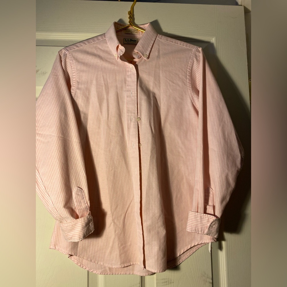 L.L. Bean Women’s Button Down Dress Shirt- Size 12